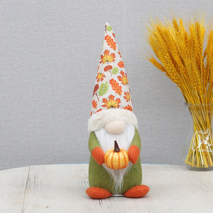 Harvest Thanksgiving Decoration Supplies Rudolf Doll Glowing Decoration Props