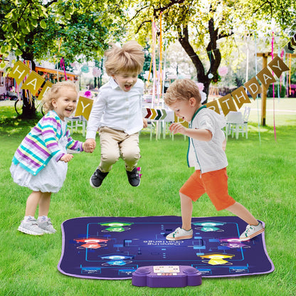 US Local VEVOR Dance Mat For Kids Dance Pad Toy With Wireless Bluetooth Gift For 3 Girls