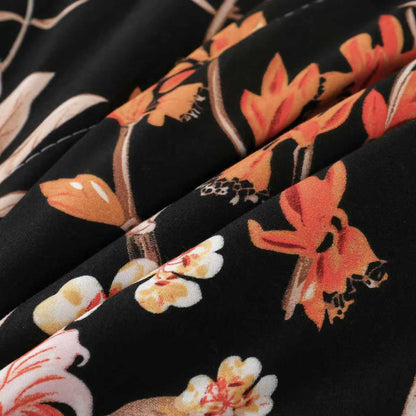 US Local HeiSeFanHua Comforter