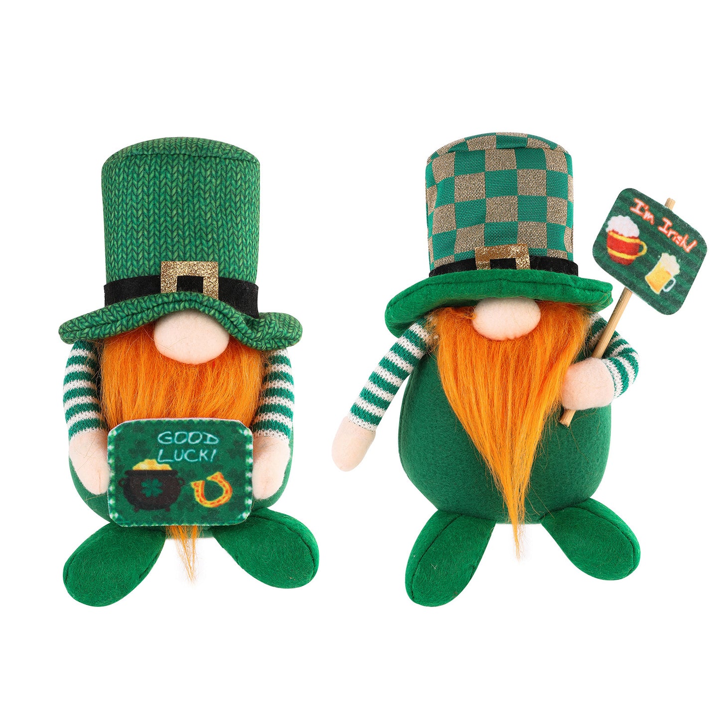 St Patrick's Day Decoration Supplies Irish Day Faceless Doll