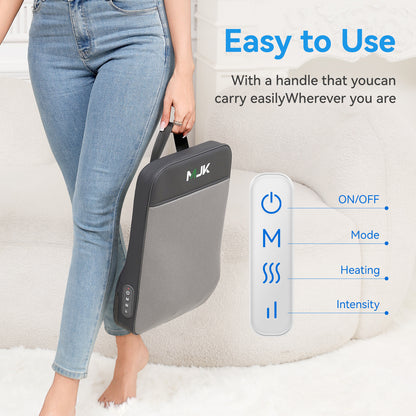 US Local Short Walk Cushion Massager, Kneads And Heats The Waist And Back, Suitable For Office And Home Use, Portable Multi-functional Massage Device