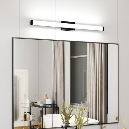 US Local Black Modern Bathroom Light Fixtures Over Mirror 41 Inch LED Vanity Lights Bar For Bath