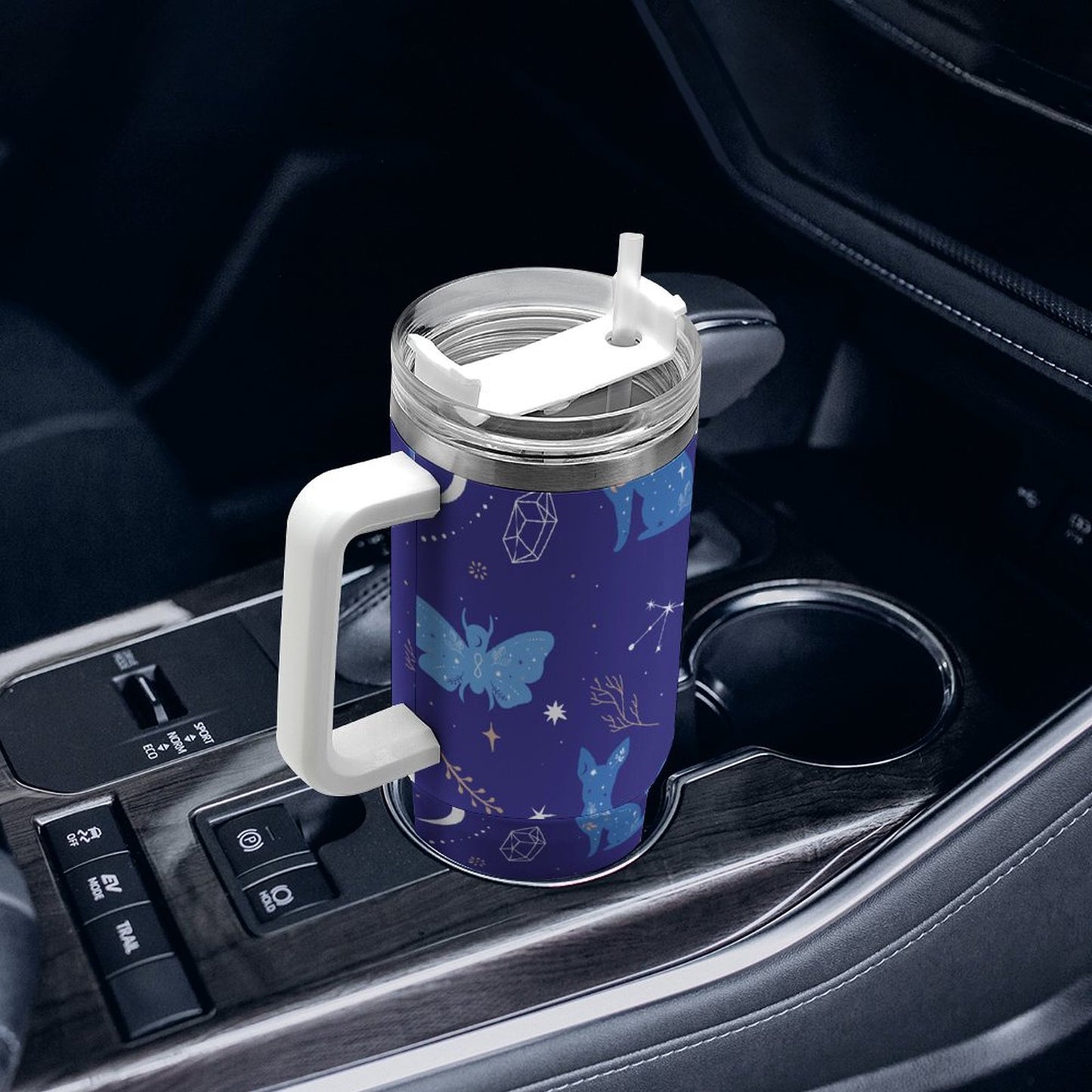 PHDT00406 POD US Local Tumbler 40 oz Large Capacity Car Cup Lovely Cat