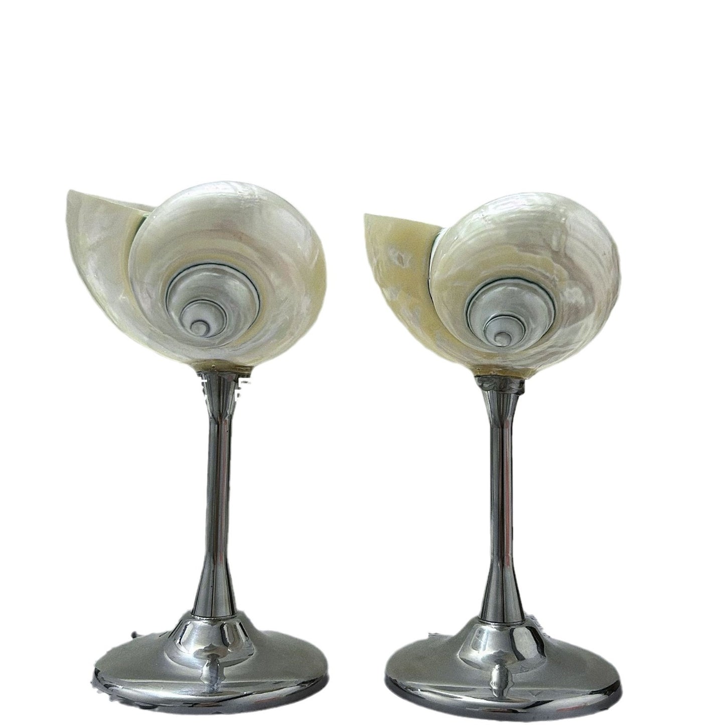 Niche Conch Goblet Metal European Retro
