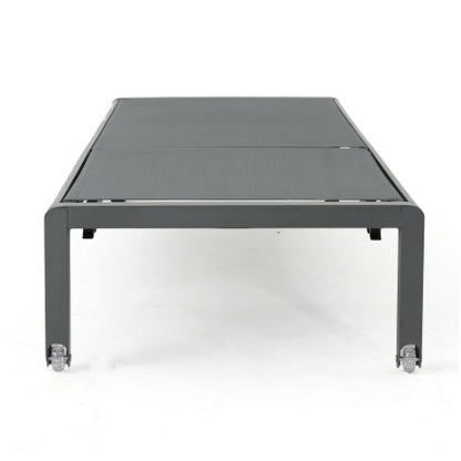 US Local CAPE CORAL KD CHAISE LOUNGE GRY MP2 SET OF 2