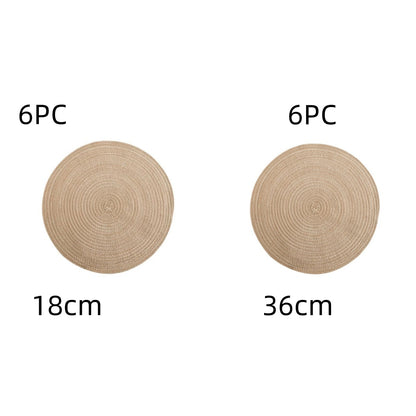 Western-style Placemat Home Placemat Coasters Heat Proof Mat