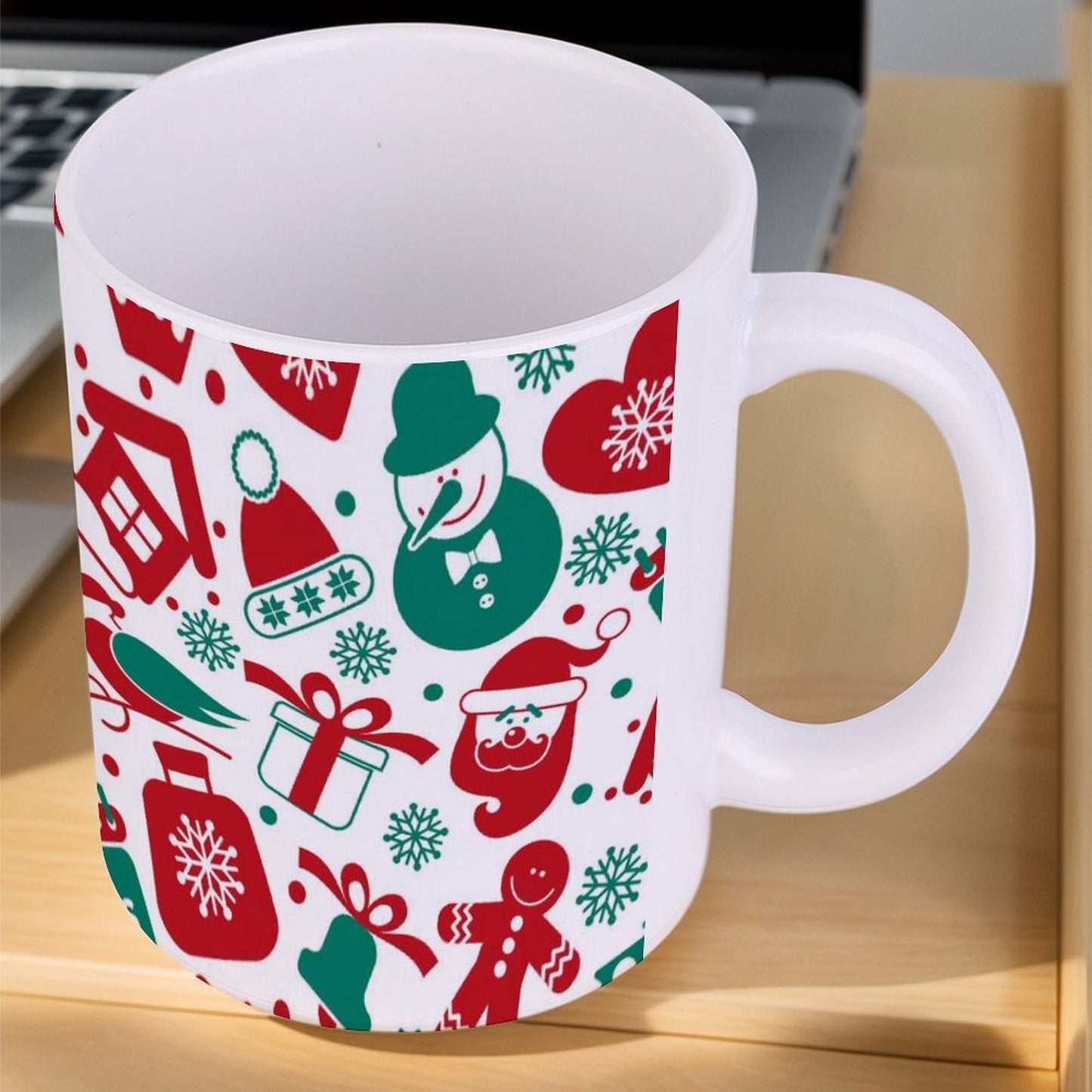 POD US Local White mug with full print, Christmas 0047