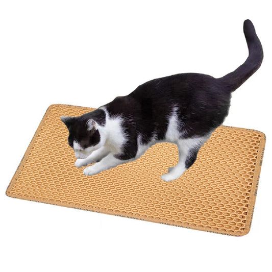 US Local Double Layer Rice Shaped Cat Litter Pad