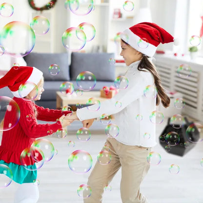 US Local Automatic Bubble Machine 25W Pro Bubble Blower Maker W/ Handle For DJ DISCO Stages Wedding Kids Birthday Parties