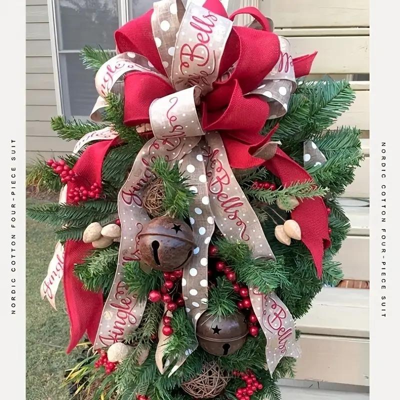 US Local A Christmas Door Hanging Christmas Decorations Holiday Accessories Birthday Party Supplies
