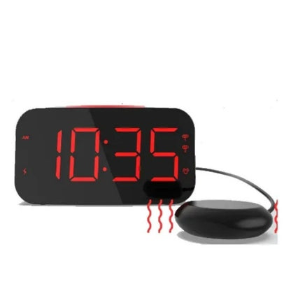 US Local LED Digital Watch Alarm Clock Silent Alarm Clock Plastic Vibrating Alarm Clock For Sleepers