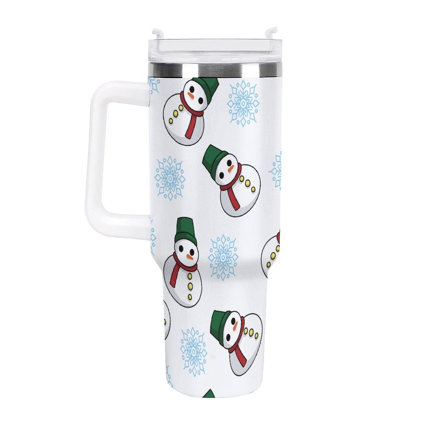PHDT00315 POD US Local Tumbler 40 oz Large Capacity Car Cup Christmas Snowman Snowflake