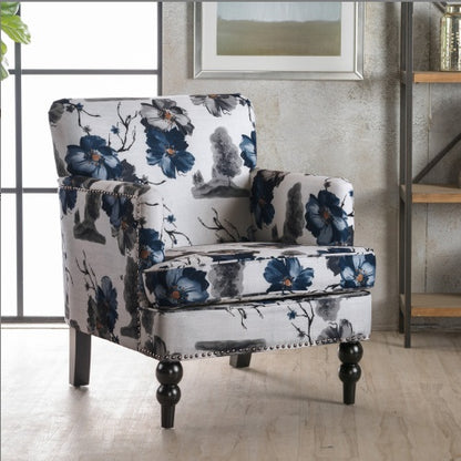US Local HARRISON TUFTED CLUB CHAIR