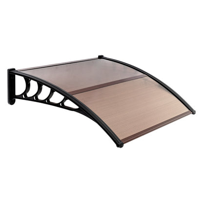 US Local Brown Board Black Bracket Canopy100X96cm