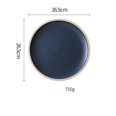 US Local Pure Color Matte Ceramic Plate