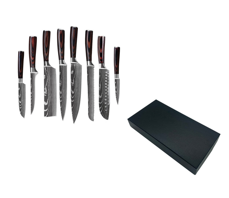 US Local 6 Piece Set 8 Piece Set 10 Piece Set Knife Chef's Knife Chef's Knife Kitchen Knife Cooking