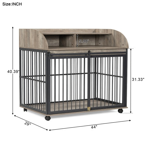 US Local The Wooden Kennel Kennel Is Suitable For Large Medium-sized Dogs