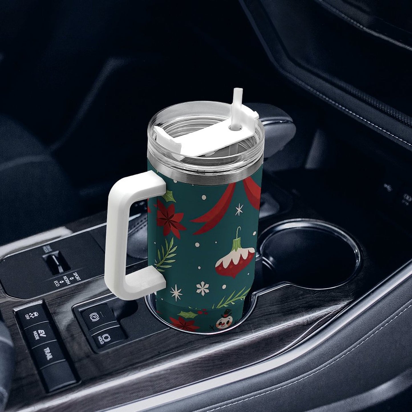 PHDT00080 POD US Local Tumbler 40 oz Large Capacity Car Cup Christmas Snowman Gift