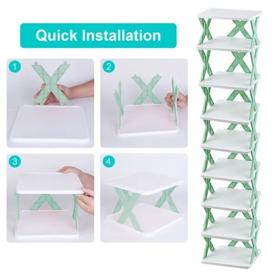 US Local Plastic Vertical Shoe Cabinet