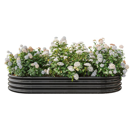 US Local Oval Metal Elevated Garden Bed