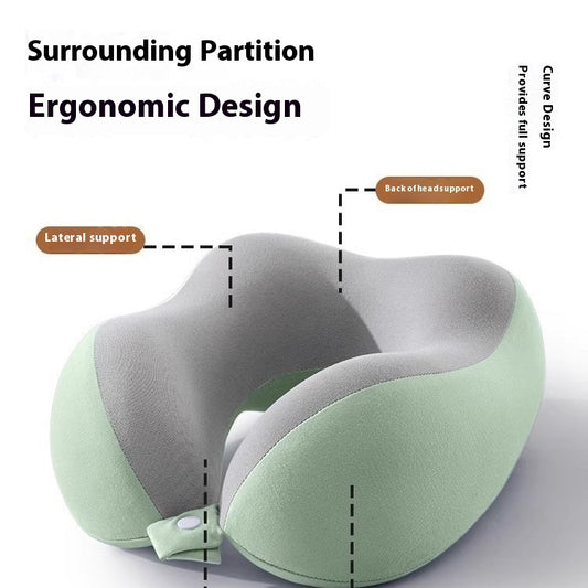 Memory Foam U-shaped Cervical Spine Neck Portable U-shaped Pillow