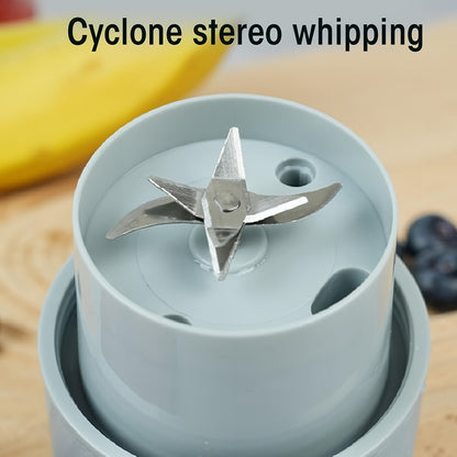 US Local Portable Blender Rechargeable Blender Travel Cup With Lid And Straw, Ideal For Making Milkshakes, Smoothies, And Juices, Mini Blender Suitable For Outdoor Sports, Home Use, And Travel