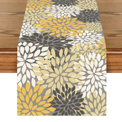 Art Table Runner Farmhouse Polyester Tablecloth