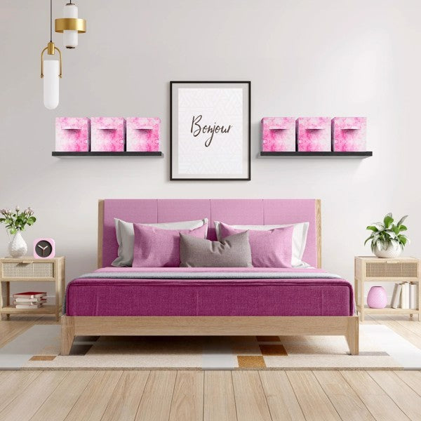 Colorful Foldable Storage Box, 6 Packs Of Foldable Storage Box With Handle