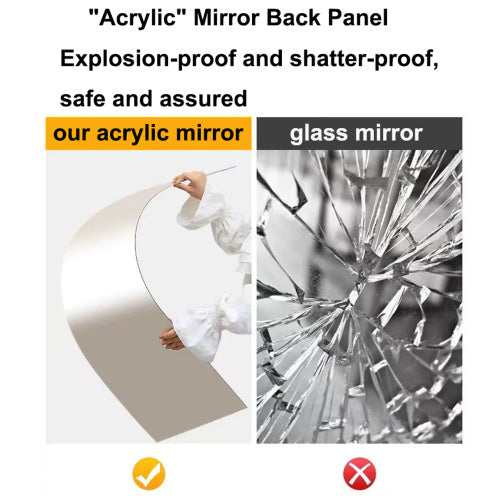 US Local Curio Cabinet Lighted Curio Diapaly Cabinet With Adjustable Shelves And Mirrored Back Panel, Tempered Glass Doors