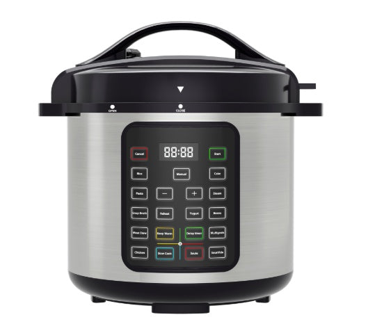 US Local 9 In 1 Electric Pressure Cooker, Warmer & Sterilizer, Saute, Slow Cooker, Rice Cooker, Multi-Functional Smart Pot