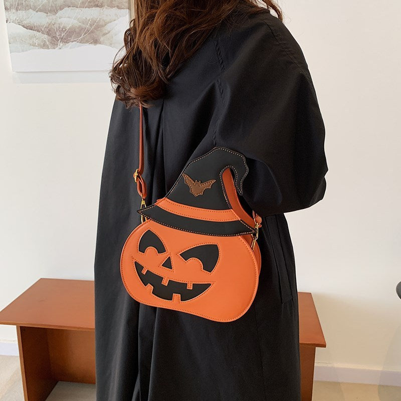 Shoulder Messenger Bag Female Halloween Pumpkin Bag