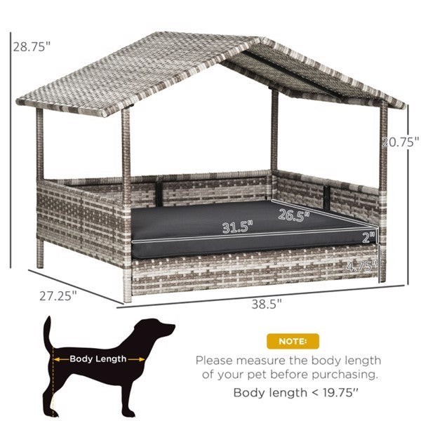 US Local Dog Bed, Rattan Pet Sofa, Dog Tent, No Shipping On Weekends