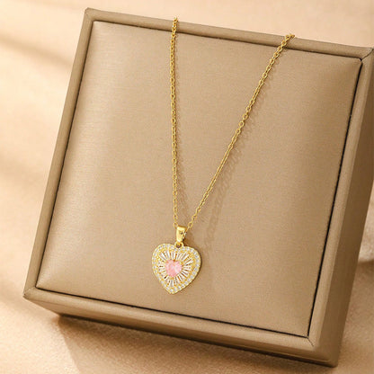 Light Luxury Necklace All-match Love Women