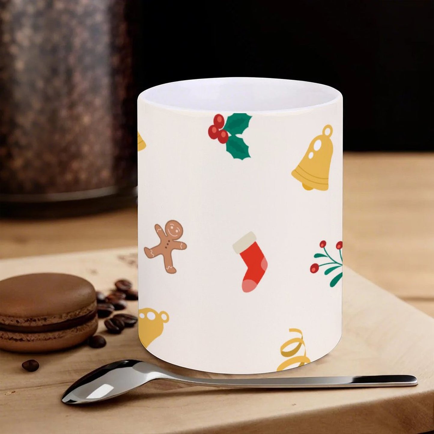 POD US Local White mug with full print, Christmas 0016