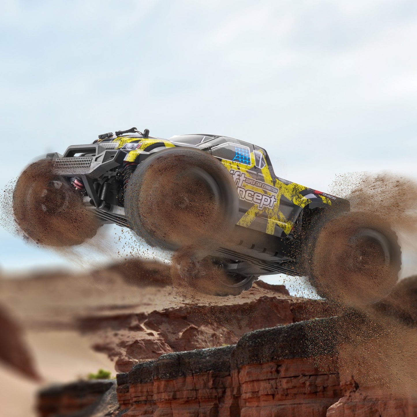 US Local Remote Control Car 1:18 Scale All Terrain 4WD Off-Road Truck For Kids