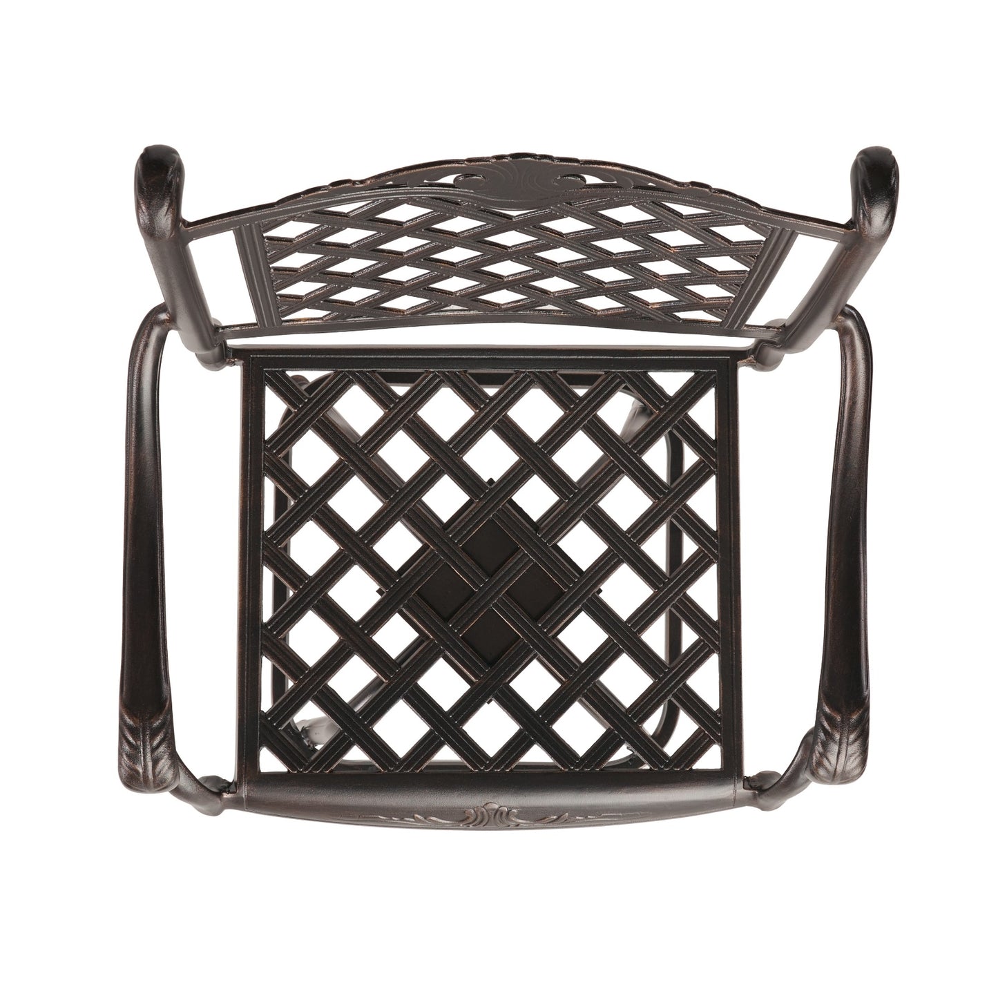US Local CAST ALUMINUM BAR STOOL