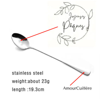 Stainless Steel Spoon You Are My Sunshine Couple Family Tableware