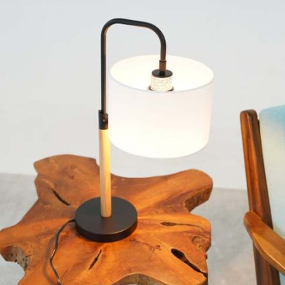 US Local New Design Small Modern Stylish Desk Lamp In Stock In The United States,Easy To Install For Bedside Table Lamp, Night Light, Study Lamp, Arcus Paniz Simple Table Lamp With Cylinder Shade 110V