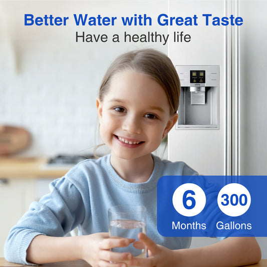 US Local 1-6 Pack Refrigerator Water Filter Replacement For GE MWF, SmartWater MWFP, MWFINT, MWFA, GWF, HDX FMG-1, Kenmore 9991, GSE25GSHECSS, WFC1201 Water Filter