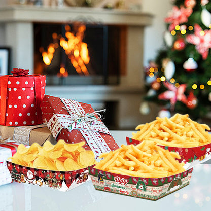 US Local 36 Christmas Paper Food Trays