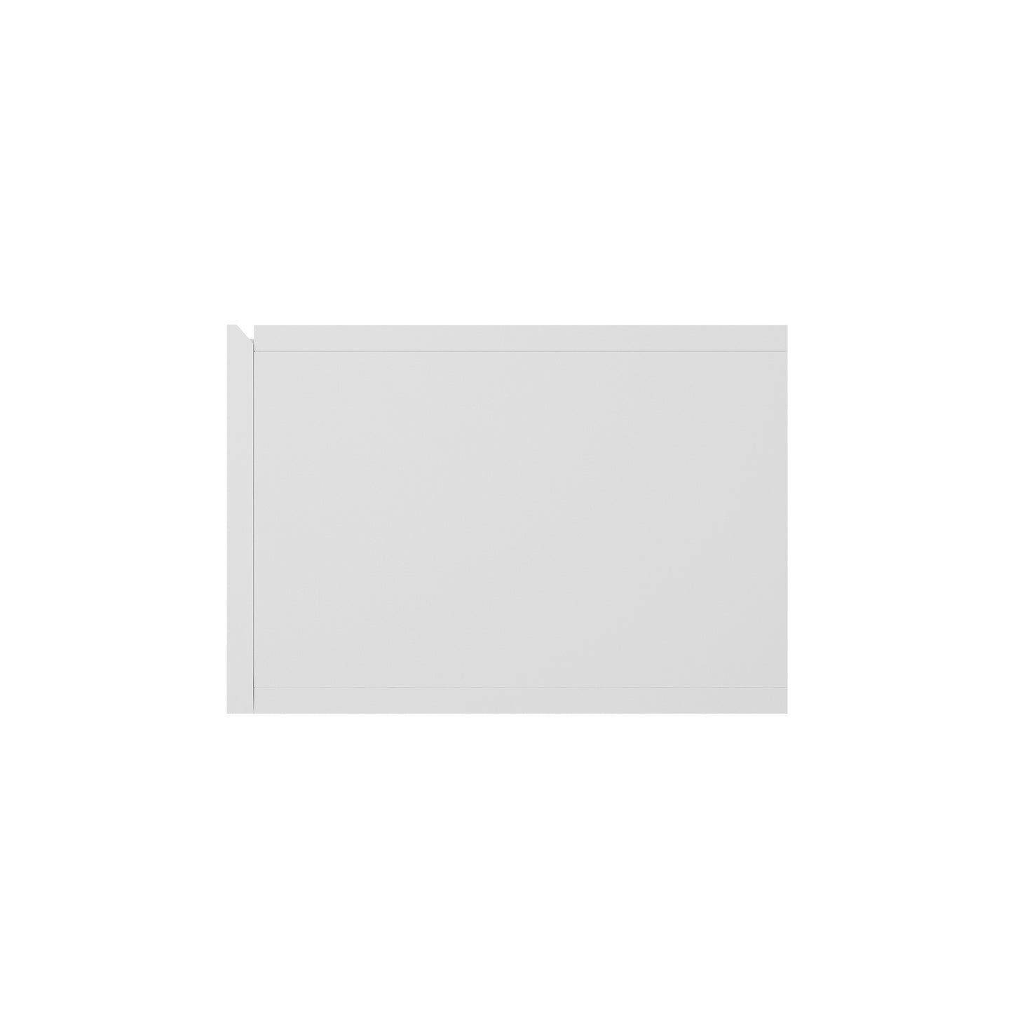 US Local Floating TV Stand Wall Mounted With 16 Color LEDs, Modern TV Stand,Floating TV Cabinet Entertainment Center For 55 60 65 Inch TV,White