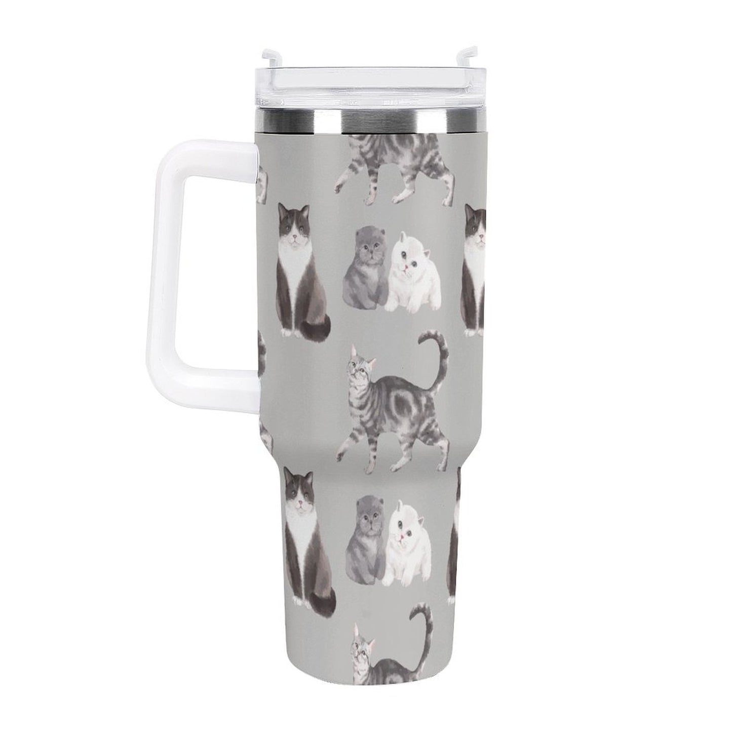 PHDT00245 POD US Local Tumbler 40 oz Large Capacity Car Cup Cat