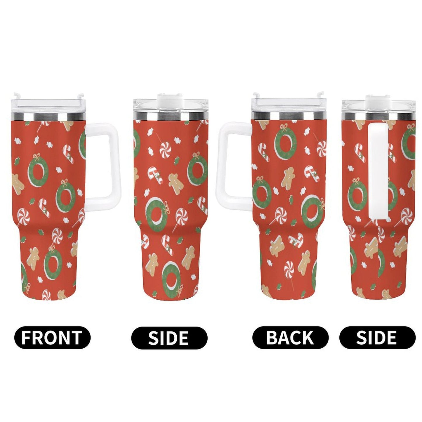 PHDT00002 POD US Local Tumbler 40 oz Large Capacity Car Cup Christmas