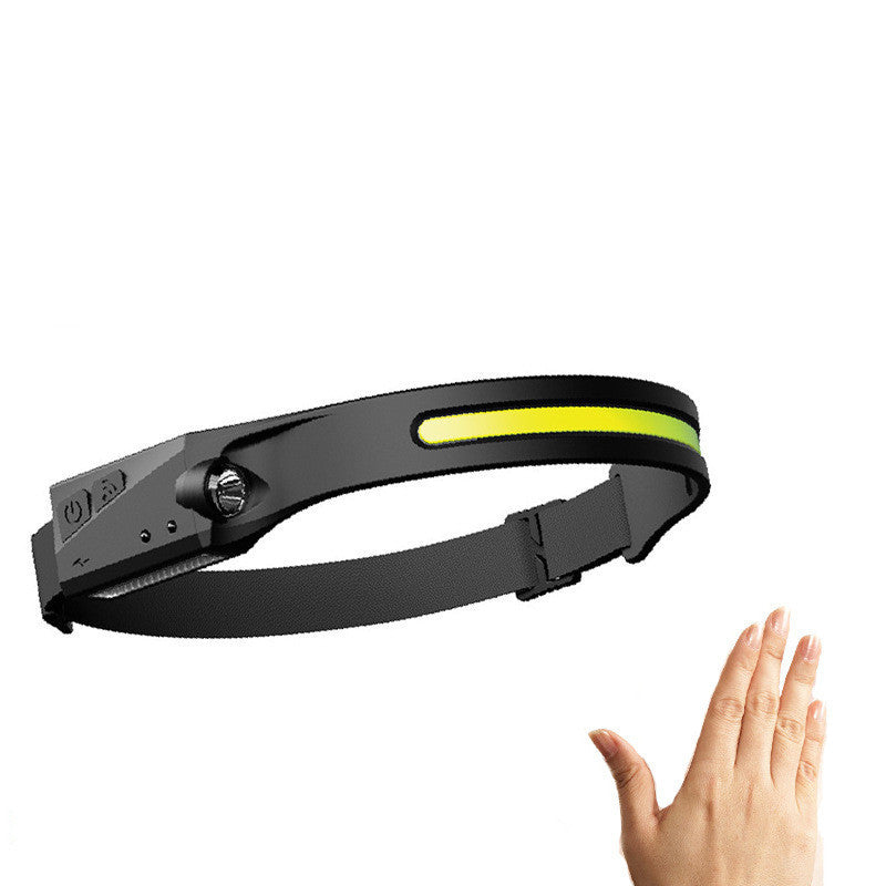 USA Local COB LED Induction Riding Headlamp Flashlight USB Rechargeable Waterproof Camping Headlight With All Perspectives Hunting Light