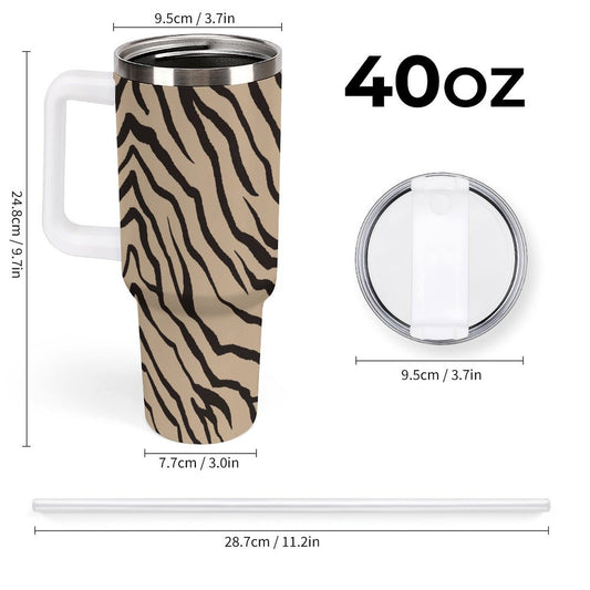 PHDT00402 POD US Local Tumbler 40 oz Large Capacity Car Cup Leopard