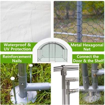 US Local 10x13 Foot Dome Chicken Coop