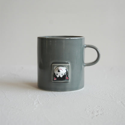 Fashion Simple Husky Ceramic Coffee Mug