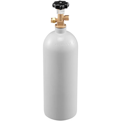 US Local VEVOR 5 Lbs CO2 Tank Aluminum Gas Cylinder, Brand New CO2 Cylinder With Gray Spray Coating, CO2 Tank With CGA320 Valve, For Draft Soda Beer