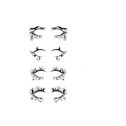 US Local Halloween Eyeliner Stick Scary Fashion Party Makeup Kit Bat Spider Decorative Eyeliner Eyeshadow Stick