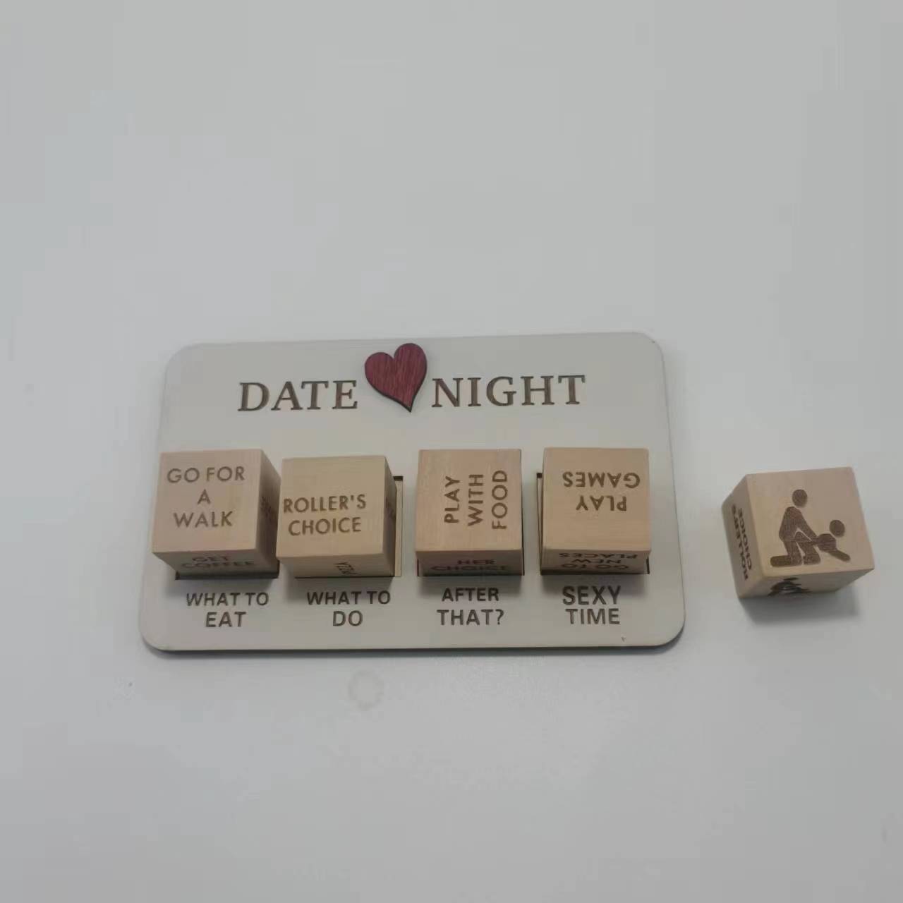 USA Local Wooden Date Night Dice Wooden Date Night Ideas Game Dice Romantic Couple Date Night Game Action Decision Dice Games For Couple
